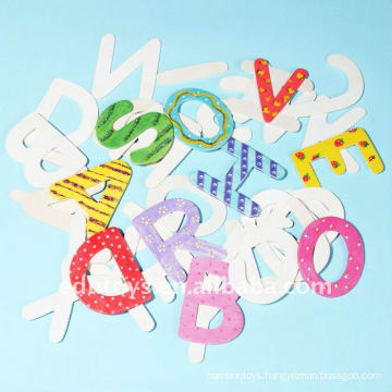 Wholesale DIY Art Wooden Alphabet Letters Classroom decorative